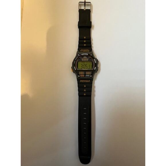 Vintage Timex Ironman Triathlon Men's Watch 746 Rubber Band (New Battery) - Picture 4 of 4